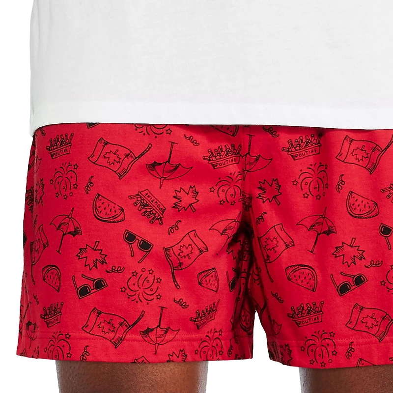 George Men's Canada Pajamas 2-Piece Set