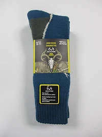 Realtree Mens Fall Crew Socks 2 Pack