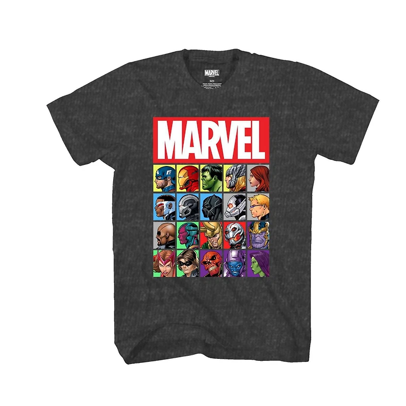 T-shirt Tableau périodique Marvel pour garçon