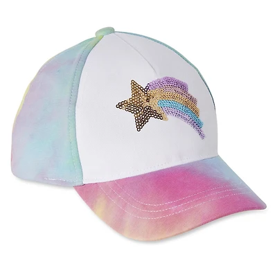 Casquette de baseball teinte par nouage avec paillettes George pour filles