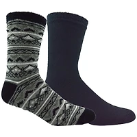 George Men's Double Layer Crew Socks 2-Pack