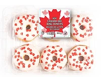 Mini Canada Day Ring Donuts