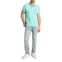 U.S. Polo Assn. Men's Solid Interlock Short Sleeve Polo, Interlock Polo Shirt