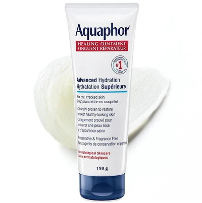 Onguent réparateur Aquaphor, multi-usage pour Peaux  sèches et craquelées 198g