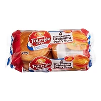 Buns feuilletés La fournée dorée 4 morceaux, total de 280 g