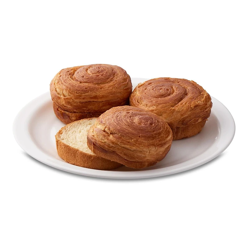 Buns feuilletés La fournée dorée 4 morceaux, total de 280 g