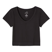 Haut sans couture à encolure en V My Sister’s Closet pour filles
