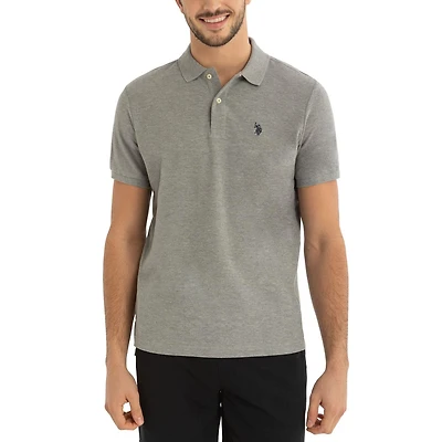 U.S. Polo Assn. Men's Solid Interlock Short Sleeve Polo