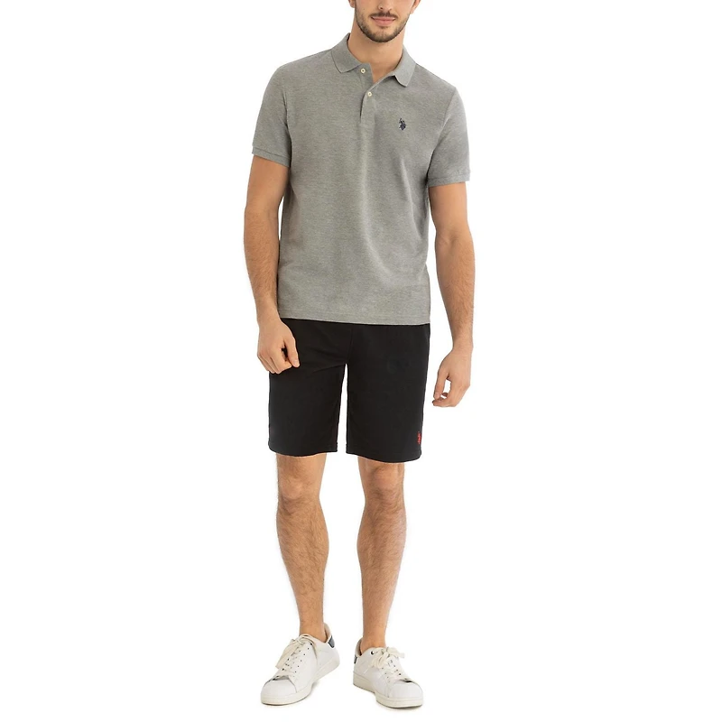 U.S. Polo Assn. Men's Solid Interlock Short Sleeve Polo