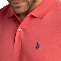 U.S. Polo Assn. Men's Solid Interlock Short Sleeve Polo