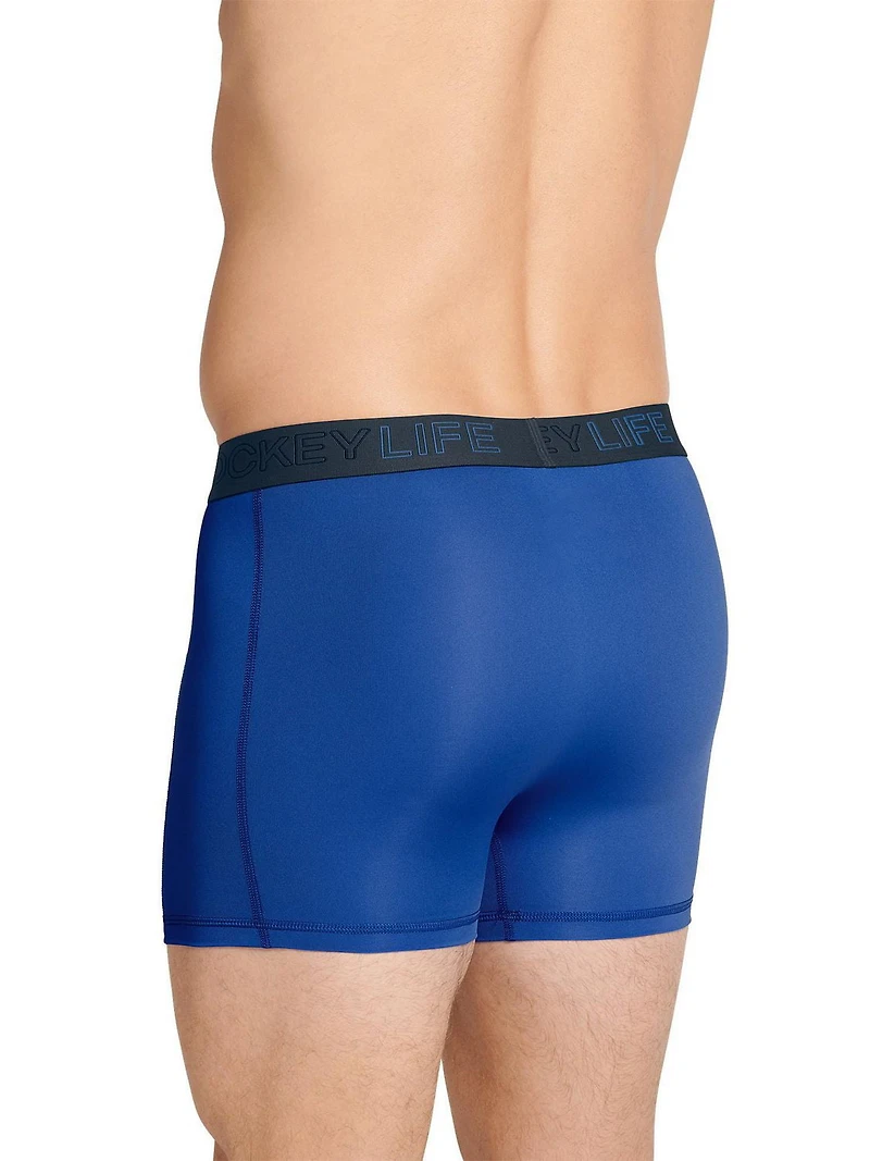 Jockey LIFE Men's Underwear - 3pk Cotton Mesh Boxer Brief