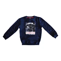 Haut en molleton à encolure ronde George pour filles