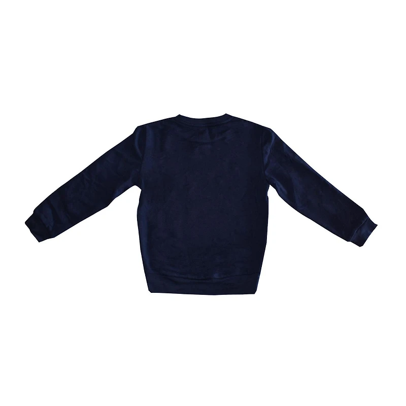 Haut en molleton à encolure ronde George pour filles