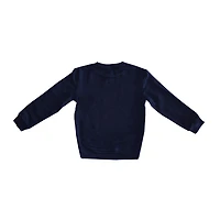 Haut en molleton à encolure ronde George pour filles