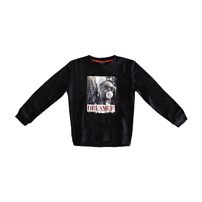 George Girls' Crew Neckline Fleece Top