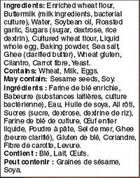 PAQUET DE 2 NAANS À L’AIL STONEFIRE