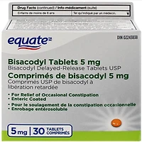Equate Bisacodyl Tablets 5 mg