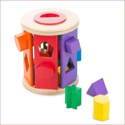 Melissa & Doug Match & Roll Shape Sorter