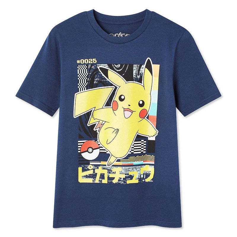 Pokémon Boys' Short Sleeve Tee, Sizes XS-XL