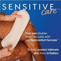 TENA Sensitive Care Incontinence Pads for Women, Ultimate Absorbency, Regular, 99 Count.