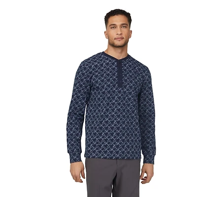 Chandail Henley à manches longues pour hommes avec imprimés chevrons Mexx