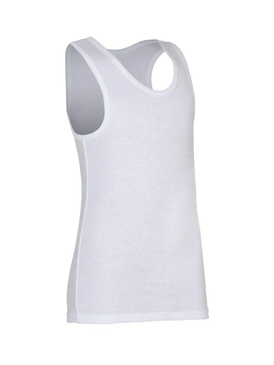 Camisoles Blanches pour garçons Fruit of the Loom, paquet de 5