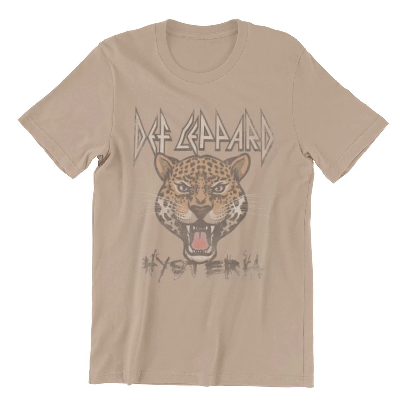 Def Leppard T-Shirt col rond à manche courte pour femmes