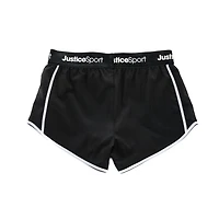 Short à rayures Justice Sport pour fille