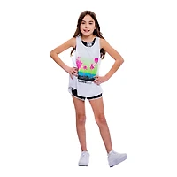 Girls Justice Palm Trees Shorts