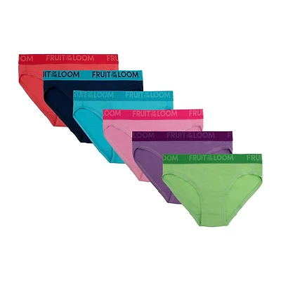 Bikinis ENERGIZE en coton extensible pour fille, assorti paq. de 6