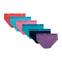 Girls' ENERGIZE Cotton Stretch Hipster, Assorted 6 pack