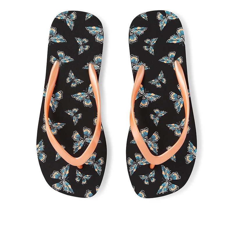 Tongs Butterfly Time and Tru pour femmes