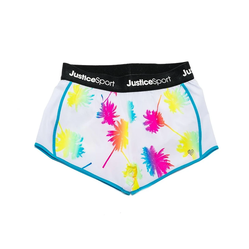 Short Justice Palm Trees pour fille