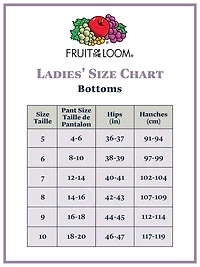 Fruit of the Loom Women's Cotton Briefs, 6-Pack