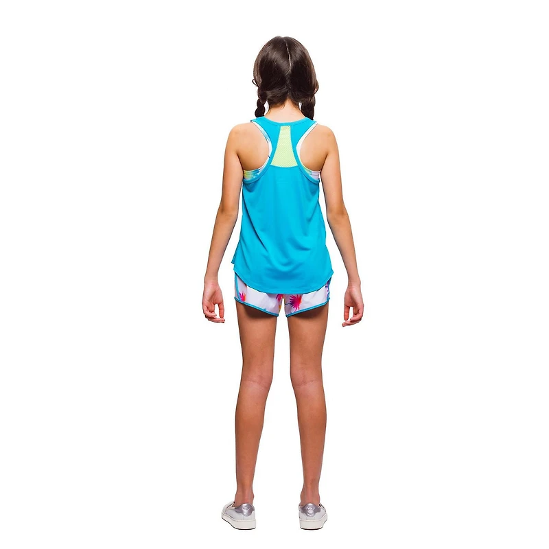 Girls Justice 2 Piece Sunset Sport Tank Top Set