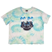 AC/DC Tee-shirt manche courte pour fille à rebord festonn