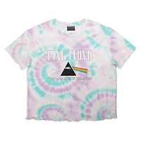 Pink Floyd Tee-shirt manche courte pour fille à rebord festonn