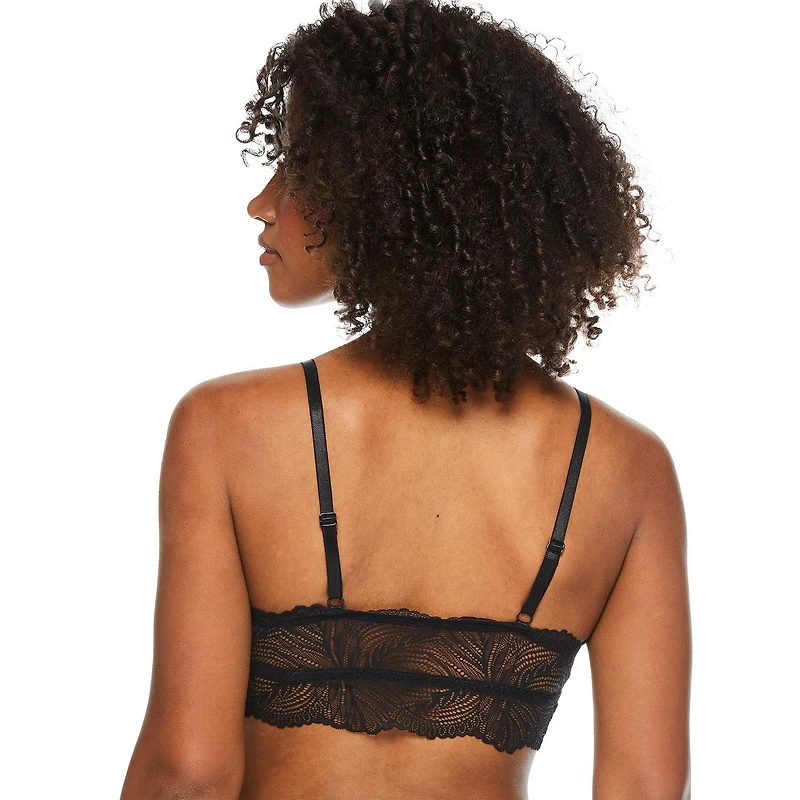 Soutien-gorge bordé de dentelle No Boundaries pour femmes Tailles P-TTG