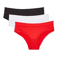 George Women's Super Stretch Microfibre Cheeky 3-Pack