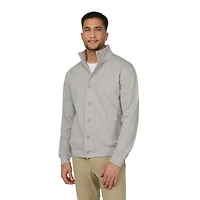 Veste en tissu bouclette avec fermeture à boutons pour hommes Mexx