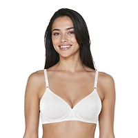 Bestform 9706238 Patterned Wireless Cotton Bra with Light Padding