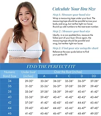 Bestform 9706238 Patterned Wireless Cotton Bra with Light Padding