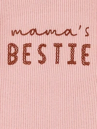 Carter's Child of Mine Baby Girl Bodysuits - Mama's Bestie, 3 Pack, Preemie-18 Months
