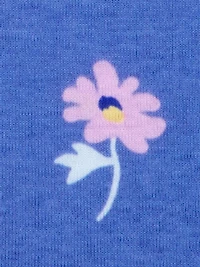 Carter's Child of Mine Baby Girl Bodysuits - Indigo Flower, 3 Pack, Preemie-18 Months