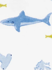 Carter's Child of Mine Baby Boy Bodysuits - Blue Shark, 3 Pack, Preemie-24 Months