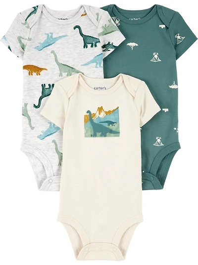 Carter's Child of Mine Bodys pour bébé garçon, lot de 3 Prématuré-18 mois