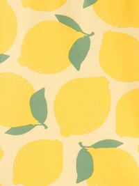 Carter's Child of Mine Baby and Toddler Girls' Yellow Lemon Swimsuit Set, 2-Piece