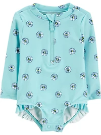 Carter's Child of Mine Fleur bleue pour bébé fille 1 pièce