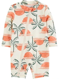 Carter's Child of Mine Baby Boys' Orange Palm Tree 1 Piece