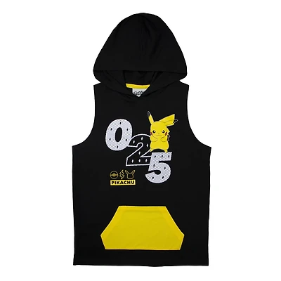 Pokemon Camisole imprimé avec capuche pour garçons